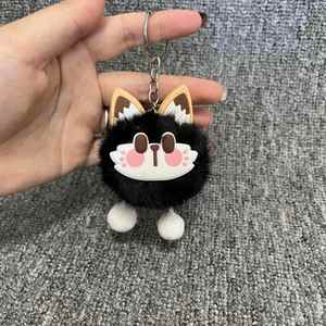 Cartoon Plush Creative Fur Ball Doll <b>Cat</b> Pendant Keychain Couples Backpack Decoration Small Gift Fashion Pendants Charms - Product Image 4
