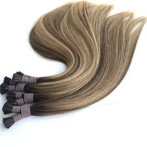 Meilleure Vente Usine – Extensions de Cheveux Vierges Européens Lisses, Brun Cendré avec Mèches Grises, Effet Naturel, 10-26 Pouces, Pointe I, Tendance - Product Image 4