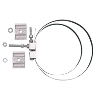 Collier de serrage antidérapant en alliage d'aluminium pour câble à fibres optiques ADSS OPGW, embout de terminaison pour câble aérien