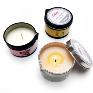 Nouveau 2025 Huile de <span class=keywords><strong>Massage</strong></span> en Bougie de Haute Qualité pour Salon Professionnel Cire de Soja Parfumée Vente en Gros Huile de <span class=keywords><strong>Massage</strong></span> Corporel Naturelle en Vrac - Product Image 6