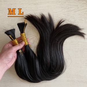 Extensiones de Cabello Humano Virgen sin Procesar 2026, 18'', Se Pueden Decolorar, 60 Colores - 100g - Product Image 1