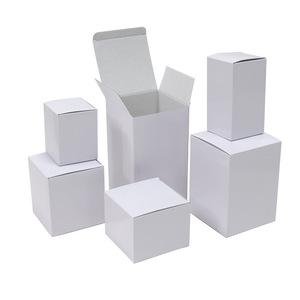 small transportation carton universal foldable small packing white corrugated box