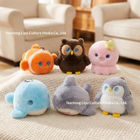 Pendentif de bureau intelligent en peluche de polyester, jouet parlant IA transfrontalier, adorable compagnon animal pour les 14 ans et plus
