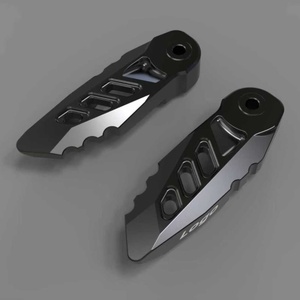 Accesorios para Moto, Reposapiés Delantero para Motocicleta, Reposapiés Delantero Antideslizante, Apto para Modificación de Piezas de Reposapiés Honda Giorno - Product Image 6