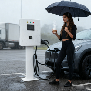 Estación de Carga para Vehículos Eléctricos 4G DC Estándar Europeo, Potencia de Salida de 60Kw 80Kw, Nueva Condición, Precio Competitivo, Balance de Carga CCS - Product Image 1