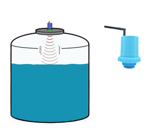 Ультразвуковой измеритель уровня без контакта ультразвуковой датчик уровня сарая для зернового силосного погреба LoRaWAN 4G NB-IoT - Product Image 1
