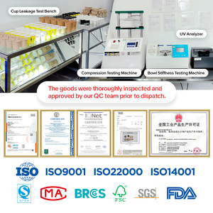 Nhà máy On-The-Go phân hủy sinh học thuận tiện salad container lấy đi dùng một lần kraft giấy hình chữ nhật Bát salad - Product Image 6