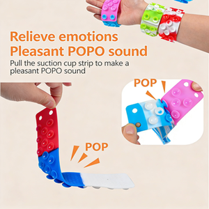 <span class=keywords><strong>Pulsera</strong></span> de silicona creativa de 22 cm con ventosa, diseño de succión reforzada, juguete antiestrés, <span class=keywords><strong>pulsera</strong></span> de descompresión para relajarse - Product Image 4
