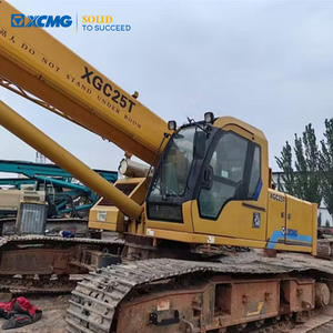 ماكينة رفع البناء المستخدمة من الشركة المصنعة XCMG ، رافعة صغيرة مجنزرة XGC25T بتخفيضات كبيرة - Product Image 1