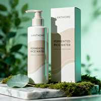 Après-shampoing sans rinçage à l'eau de riz fermentée, soyeux et lisse, démêlant et protecteur thermique, pour usage quotidien, personnalisable en gros avec logo