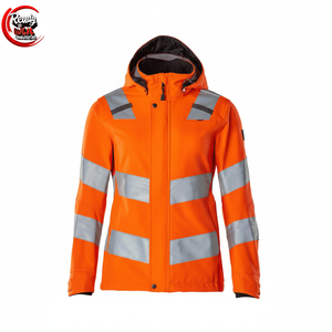 Chaqueta Softshell ajustada para mujer, chaqueta Softshell de buena calidad/ropa de trabajo para mujer, ropa de seguridad, chaqueta Softshell de alta visibilidad - Product Image 1