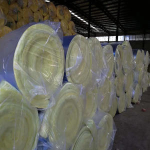 Rouleau de laine de verre ignifuge recouvert de feuille d'aluminium, épaisseur 50 mm, isolation phonique pour toiture en structure métallique - Product Image 3