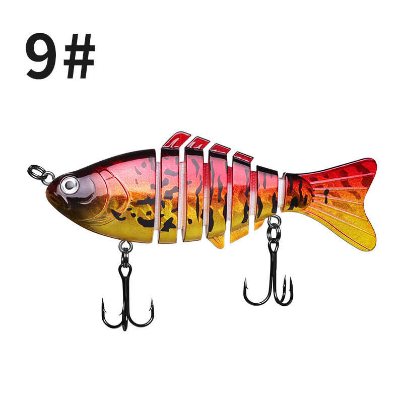 Leurre artificiel, poisson multi-ségmenté 90-9