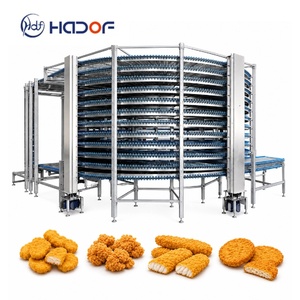 Congélateur spirale IQF pour l'industrie agroalimentaire : Équipement de surgélation rapide continue pour boulettes de viande, galettes de bœuf, galettes de porc et saucisses - Product Image 1
