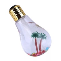 Humidificateur ultrasonique Portable à ampoule 400ML, diffuseur d'arôme de veilleuse LED de couleur