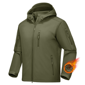 Veste Homme Logo Personnalisé Veste Noire Veste à Capuche Mans Vestes et Manteaux Veste pour l'Hiver - Product Image 5