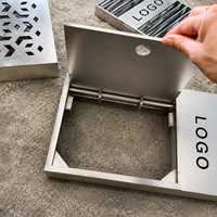 Plaque de couverture d'inspection pour égout en acier inoxydable 304, personnalisée, pour prise d'eau, avec grille de drainage et grille de couloir d'inspection