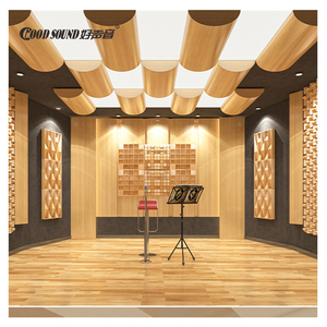 Goodsound, trampas de graves absorbentes de madera, paneles de pared a prueba de sonido, paneles de amortiguación de sonido de absorción de sonido para sala de música, <span class=keywords><strong>teatro</strong></span> - Product Image 1