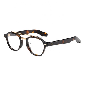 Du lịch Phong Cách Kính mắt 2024 khung quang học mới tiến bộ Kính mắt thiết kế thời trang khung hình bầu dục cho nam giới phụ nữ chơi game - Product Image 1