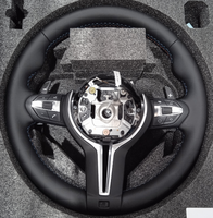 Volant de Sport en Cuir LED en Fibre de Carbone pour BMW E70 X5 E71 X6 E90 E91 E92 E93 E89 Z4 E81 E82 E87 E88