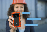 Sistema de Patrullaje JWM 4G GPS con Llamada de Voz, Transmisión en Tiempo Real, Registro Preciso de Rutas de Patrulla, Resistente al Agua IP67, Monitoreo de Guardias