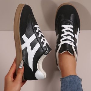 <span class=keywords><strong>รองเท้า</strong></span><span class=keywords><strong>ผ้าใบ</strong></span>ผู้หญิงแบบผูกเชือก พื้นนุ่ม กันลื่น สวมใส่สบาย ระบายอากาศได้ดี <span class=keywords><strong>รองเท้า</strong></span>ส้นแบนลำลอง น้ำหนักเบา เหมาะสำหรับเล่นกีฬา - Product Image 2