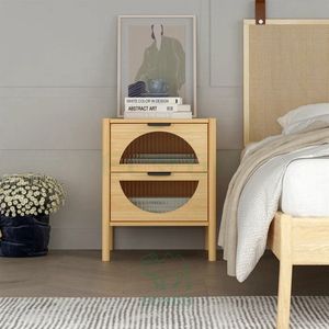 Arialynn <b>Nightstand</b>: Handcrafted From Premium Solid Wood - Product Image 6