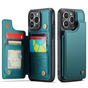 เคสหนัง Caseme พร้อมช่องใส่บัตร สำหรับ iPhone 16 15 Plus 14 13 12 SE 2020 11 PRO MAX X XS XR 8 7 6 PLUS ฝาหลังแบบมีขาตั้ง - Product Image 5