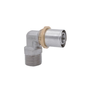 Conector curvo macho de montaje de cobre para Prensa 20X3/4 Técnica de forja Número de modelo Cabeza - Product Image 2