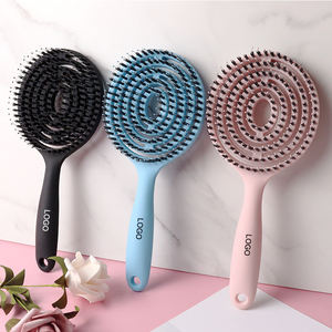 <span class=keywords><strong>Brosse</strong></span> à cheveux personnalisée avec logo, design personnel, massage, salon de coiffure, outils de beauté, peigne rond, démêlant, brosses à ventilation, peignes humides et secs - Product Image 3