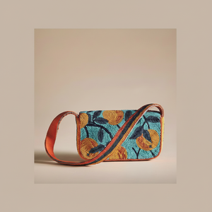 Sac brodé tendance avec ceinture assortie - Product Image 1