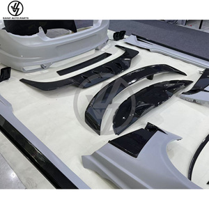 Nouveaux kits de carrosserie en fibre de carbone semi-sèche brillante à tissage sergé pour Continental 2014-2016 (pare-chocs et capot) - Product Image 4