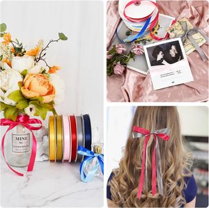 Wholesale Recyclable 38mm Single/Double Faced Satin <b>Ribbon</b> Gift Printed <b>Ribbon</b> Roll 100% Polyester Custom White <b>Ribbon</b> With Logo - Product Image 5