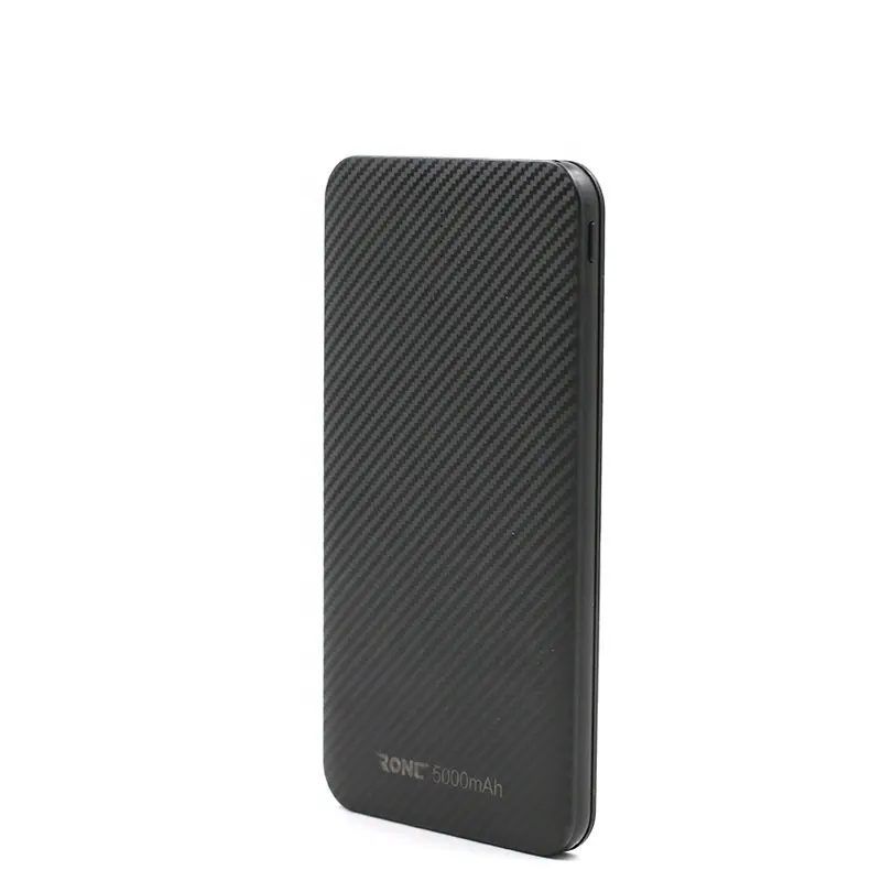 Carbon fiber material cover mobile charger 5000mAh battery Wireless power bank
