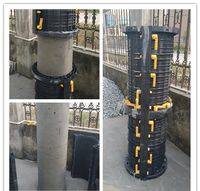 Coffrage en plastique pour béton, haute efficacité pour les systèmes de coffrage de murs et de colonnes en béton