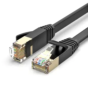 SSTP SFTP Ethernet Jumper Rj45 Connector Ethernet Cable Is Reliable High Quality Jumper Cable Cat7 Ultra-high Speed 10gbps PVC