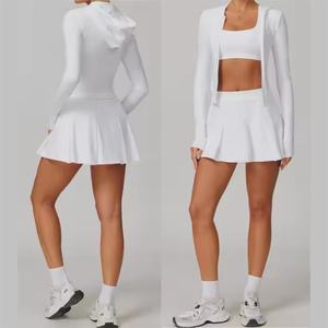 ชุดวอร์มกีฬาผู้หญิงสำหรับฤดูร้อน ชุดออกกำลังกาย ชุดโยคะ ชุดกีฬาสำหรับผู้หญิง ขายส่งแบบกำหนดเองได้ - Product Image 5