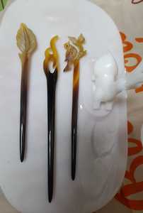 Épingle à cheveux moderne en corne de buffle du Vietnam, écologique, naturelle, polie, souvenir, taille personnalisable, OEM disponible - Product Image 3