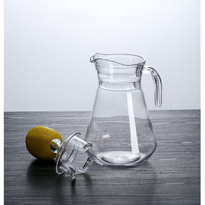 Olla <span class=keywords><strong>de</strong></span> vidrio con taza Tetera mágica <span class=keywords><strong>de</strong></span> vidrio Tetera <span class=keywords><strong>de</strong></span> vidrio Pyrex resistente al calor para infundir té <span class=keywords><strong>de</strong></span> frutas 1300ML - Product Image 1