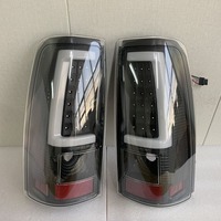 Feux arrière LED de haute qualité SIRU pour Chevrolet Silverado 1500 2500 2003-2005, avec coque noire et coque intérieure noire et rouge