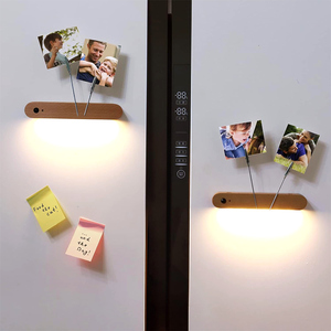 Led cảm biến chuyển động từ tính ánh sáng ban đêm mini không dây Tường Đèn treo tường USB sạc pin hoạt động đèn cho phòng tắm - Product Image 6