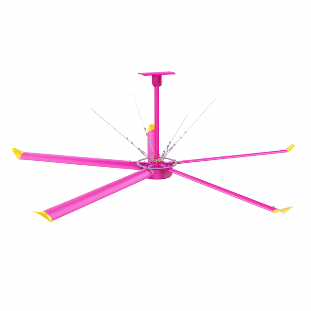 2026 Industrial HVLS Ceiling Fan Designed to Maintain Optimal air Circulation in Large Production Oriented Environments Helicopter