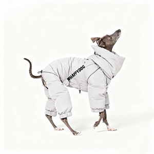 Grand Chien Manteaux Rembourré Personnalisé Pet Mode Vêtements Extérieur Amovible Col Épaisseur Luxe Hiver Chien Bouffée Veste <span class=keywords><strong>pour</strong></span> <span class=keywords><strong>Whippet</strong></span> - Product Image 1
