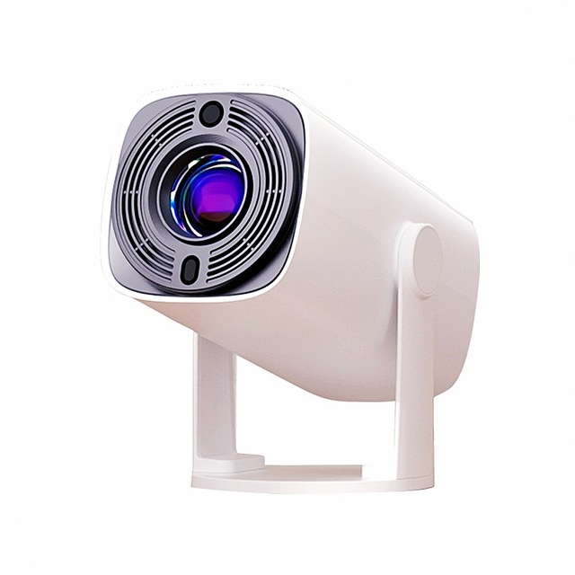 Auto-Focus 4K 1200 Lumens Portable Home Projector LED Lamp Office Bedroom Wall Projection Android 11 Operating System