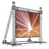 Écran de location d'événements LED polychrome en Chine P5 640*640 Cabinet en aluminium Led affichage mural vidéo pour fond de scène