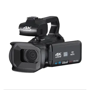 专业4英寸触摸屏18X变焦WIFI 64MP 4k高清DV拍摄数码相机中国工厂价格