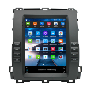 Radio Estéreo para coche Toyota Land Cruiser Prado 9,7, pantalla Tesla de 120 pulgadas, navegación GPS para Lexus GX470, Android, 2002-2009