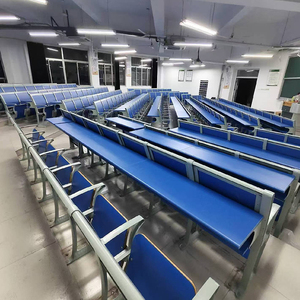 Sillas Plegables de Aluminio Modernas para Aulas Universitarias y Mobiliario Escolar, con <span class=keywords><strong>Cojines</strong></span> para los Pies, Venta al Por Mayor - Product Image 6