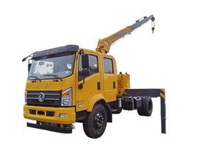 Grúa Montada en Camión Dongfeng 4x2 |   Elevador Telescópico Quancai de Doble Cabina 3-7T Huade con Altura de Elevación de 10m y Alta Eficiencia - Product Image 1