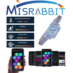 Misrabbit trang trí ngoài trời 2835 30 mét Chiếu Sáng Ngoài Trời 12V 24V 48V không thấm nước IP68 RGB <span class=keywords><strong>RGBW</strong></span> <span class=keywords><strong>LED</strong></span> điểm ảnh điểm ánh sáng - Product Image 3